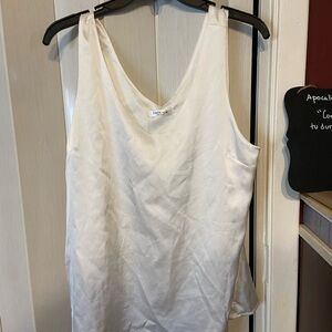 INC International Concepts Cream Tank Top